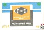 FORTE MSZ 40 f B-PHOTOGRAPHIC paper