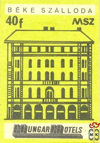Hungar Hotels MSZ 40 f-Béke Szálloda z