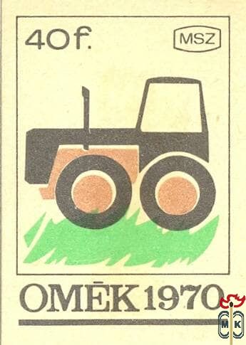 OMÉK 1970. MSZ 40 f-(traktor)