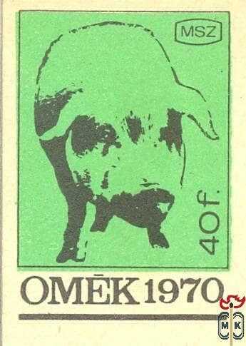 OMÉK 1970. MSZ 40 f-(sertés)