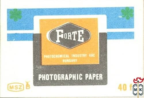 FORTE MSZ 40 f B-PHOTOGRAPHIC paper