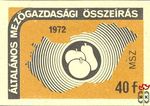 Általános mezőgazdasági összeírás, 1972. április, MSZ, 40 f-(gyümölcs,