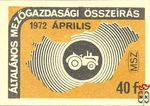 Általános mezőgazdasági összeírás, 1972. április, MSZ, 40 f-(gépesítés