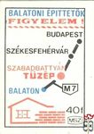 Balatoni építtetők figyelem! Budapest..., MSZ, 40 f