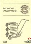 MÜART, MSZ, 40 f-Ratamobil emelőkocsi