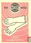MÜART, MSZ, 40 f-Latex gumikesztyű