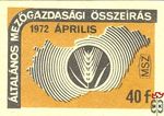 Általános mezőgazdasági összeírás, 1972. április, MSZ, 40 f-(kalászos)