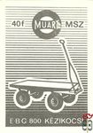 MÜART, MSZ, 40 f-E-B-C 800 kézikocsi