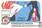 Tűzveszélyes anyagok oltásához nélkülözhetetlen! MSZ 40f