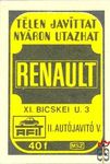 Télen javíttat nyáron utaztat, AFIT, MSZ 40 f-Renault