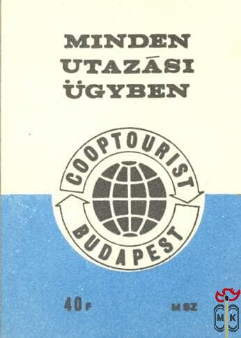 Minden utazási ügyben Cooptourist, Budapest, MSZ, 40 f