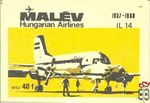 MALÉV Hungarian Airlines, MSZ, 40 f-IL 14 1957–1968