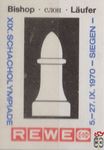 XIX. Schach olympiade Bishop Слон Laufer 5.-27.IX.1970 Siegen REWE