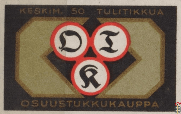 DIR keskim. 50 tulitikkua osuustukkukauppa