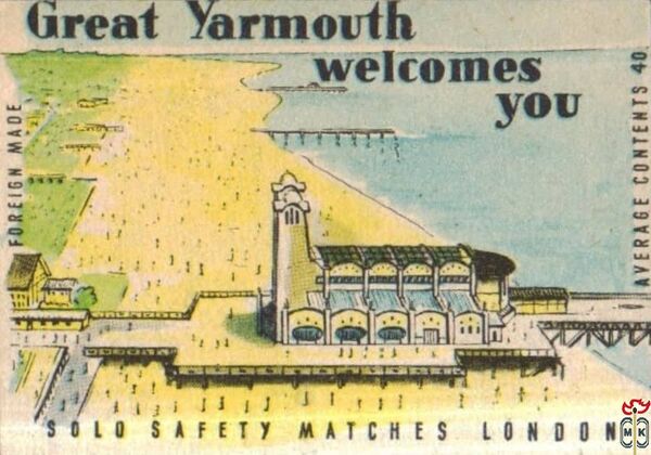 №10 Great Yarmouth welcome you average contents 40 solo safety matches