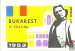 Hongrie, 40 f-IV. Fesztivál, Bukarest, 1953