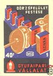 Gyufaipari Vállalat-9. Dörzsfelület festése 40f MSZ
