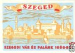 Szeged, MSZ, 40 f-Szegedi Vár és Palánk 1686-ból