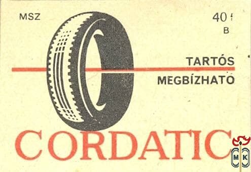 Cordatic, tartós, megbízható B 40f MSZ