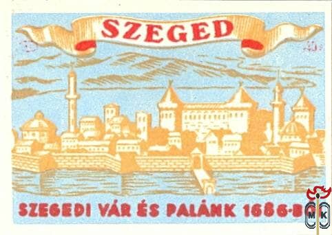 Szeged, MSZ, 40 f-Szegedi Vár és Palánk 1686-ból