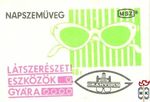 MSZ, B, 40 f-Napszemüveg Látszerészeti Eszközök Gyára Granvisus
