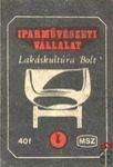 Iparművészeti Vállalat MSZ 40 f-Lakáskultúra Bolt F