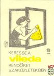 Keresse a Vileda kendőket szaküzletekben MSZ 40 f-(nő ablakot tisztít)