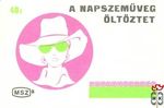 MSZ, B, 40 f-A napszemüveg öltöztet