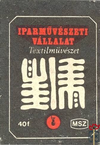 Iparművészeti Vállalat MSZ 40 f-Textilművészet F