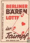 Berliner Baren Lotte ist Trumpf Berliner zundwarenfabrik