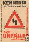 Kenntnis der Verkehrszeichen hilft Unfalle verhindern