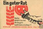 Halte elektrische Anlagen betriebssicher!