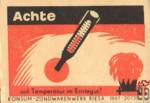 Achte auf Temperatur im Erntegut!
