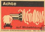 Achte auf Wickelbildung!