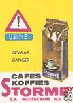 Cafes koffies Storme S.A. Mouscron N.V. Gevaar danger