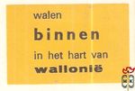 Walen binnen in het hart van wallonie