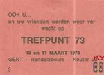 Trefpunt 73 OOK U... en uw vriensen worden weer ver-wacht op 10 en 11