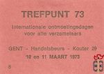 Trefpunt 73 Internationale ontmoetingsdagen voor alle verzamelaars Gen
