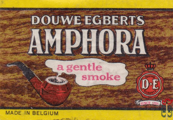 Amphora douwe egberts a gentle smoke made in Belgium