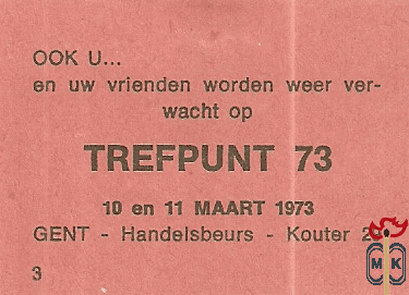 Trefpunt 73 OOK U... en uw vriensen worden weer ver-wacht op 10 en 11