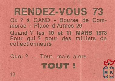 Rendez-Vous 73 Ou? a Gand - Bourse de Commerce - Place d'Armes 29