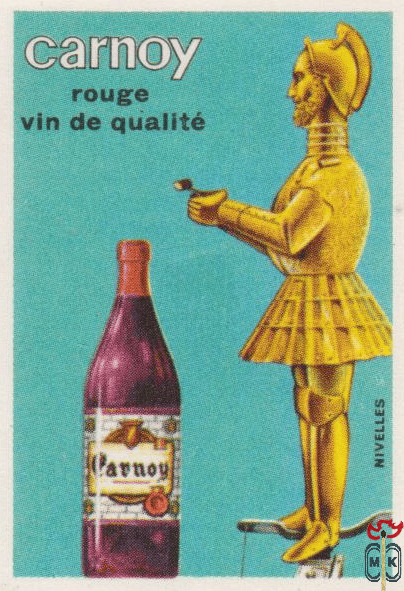 Nivelles Carnoy rouge vin de qualite