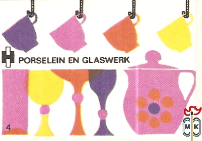 4 Porselein en glaswerk
