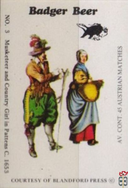 Musketeer and Country Girl in Pattens C. 1653