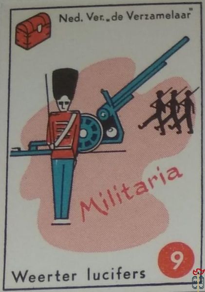 MILITARIA Ned. Vet"de Verzamelaar" Weerter lucifers