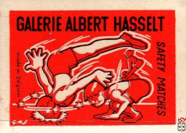 Galerie Albert Hasselt Safety matches made in Belgium