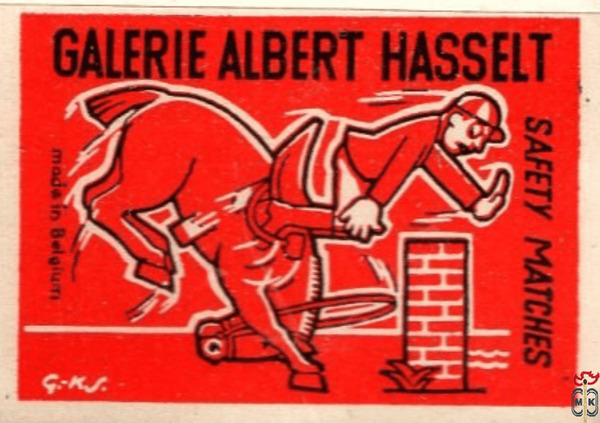 Galerie Albert Hasselt Safety matches made in Belgium