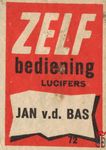 Zelf bediening lucifers Jan v.d. Bas
