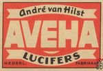 Aveha Andre van Hilst lucifers Nederl. fabrikaat