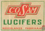 CoSam lucifers Nederlands fabrikaat